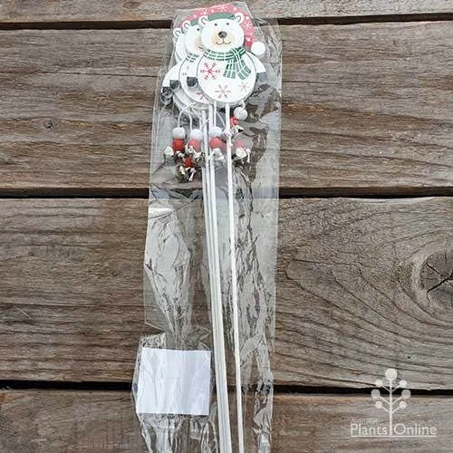 Wooden Polar Bear Picks - Pack Of 4 1 Wooden Polar Bear Picks - Pack Of 4